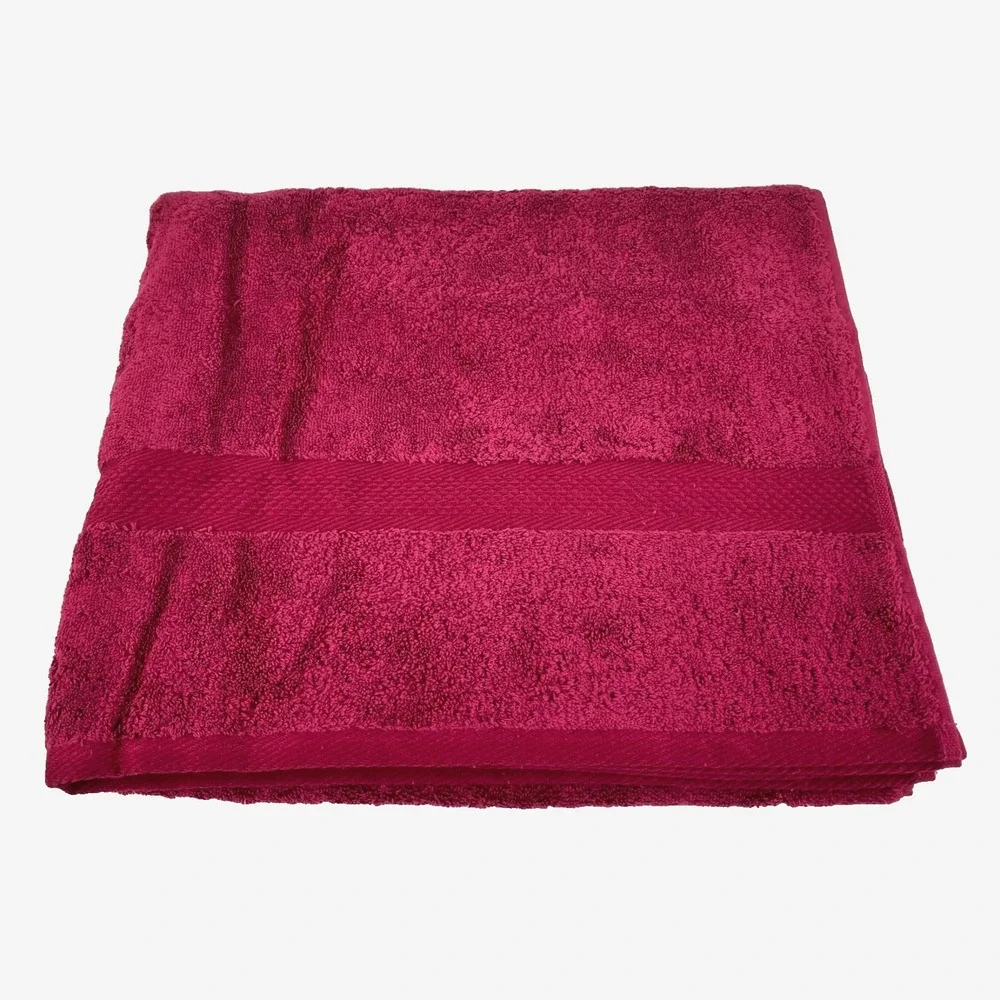 NEW Lands End Bath Towel XL 30 x 57 Turkish 100% Combed Cotton Absorbent Fuschia